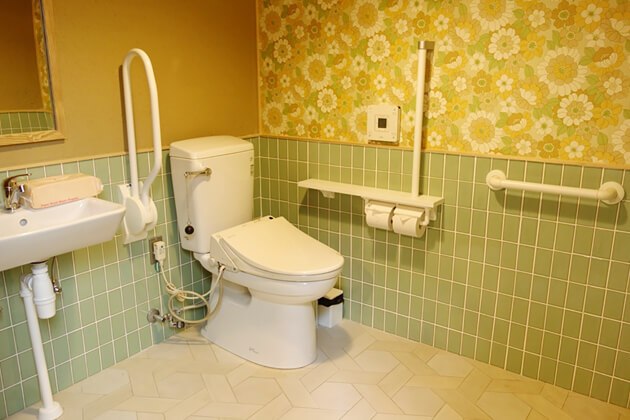 Toilet on the first floor